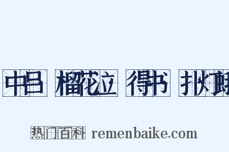 中吕·榴花泣·得书·扑灯蛾是什么意思的图片